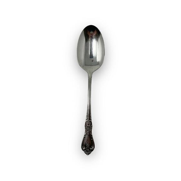 Rogers Dream Rose Bud Stainless Flatware Silverware One Soup Spoon Korea Floral - Picture 1 of 6
